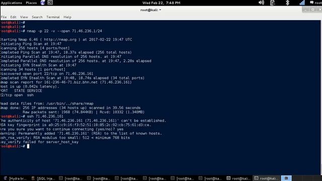 NMAP Tutorial - SSH Port Scan [Kali Linux] смотреть онлайн