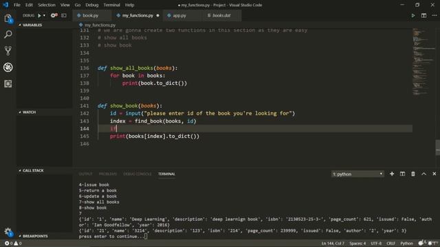 Show Books | Python project смотреть онлайн