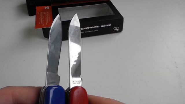 Нож Ego A01.8ukr против Victorinox смотреть онлайн