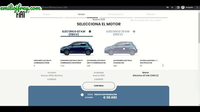 Escapada de 200 km con Fiat 500e RED 42 kWh y 118 cv смотреть онлайн