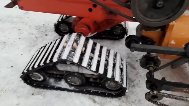 Самодельные гусеницы на мотоблок Урал смотреть онлайн