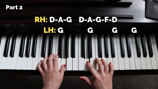 "MARRIED LIFE" from Disney's Up VERY EASY Beginner Piano Tutorial смотреть онлайн