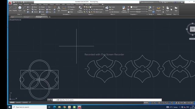 AutoCAD 2D Jali Design Create смотреть онлайн