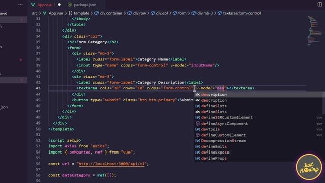 1 jam belajar VueJS (implementasi CRUD menggunakan Rest API) смотреть онлайн