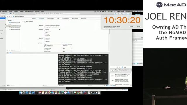 Joel Rennich - Owning AD Through the NoMAD AD Auth Framework смотреть онлайн