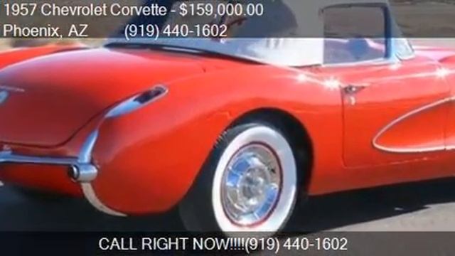 1957 Chevrolet Corvette Fuelie For Sale In Phoenix, AZ 85033