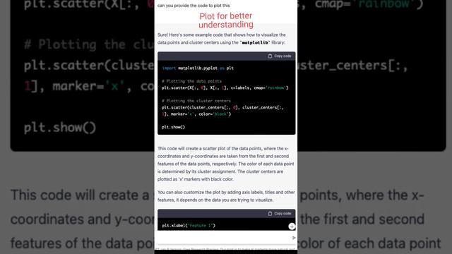 K-means clustering with python from ChatGPT смотреть онлайн