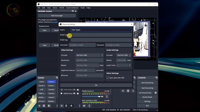 How To Multi Platform Streaming For Free | Multiple RTMP Outputs Plugin For OBS 29 | OBS Tutorial смотреть онлайн