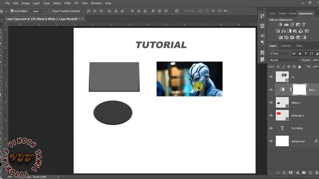 Adjustment Layer in Photoshop CC 2018 learn in Tamil