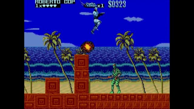 Robert Cop 2 Full Edition - Gameplay (Sega Mega Drive/Genesis) смотреть онлайн