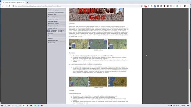 JTS Game Showcase - Panzer Campaign France '40 - pt.1 смотреть онлайн