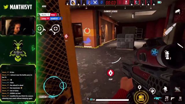 CARRYING in Solo Queue Master Rank | Rainbow Six Mobile смотреть онлайн