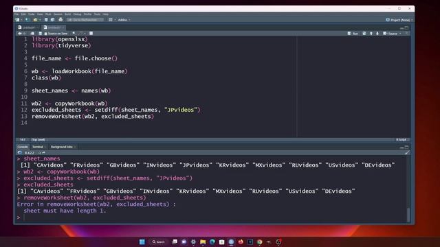 Automate Microsoft Excel in R - Export Worksheets to Individual Workbooks смотреть онлайн