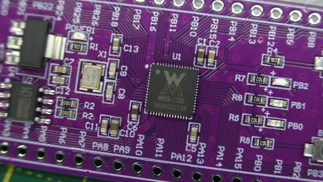 Микроконтроллер W806 - 240MHz, обзор новинки смотреть онлайн