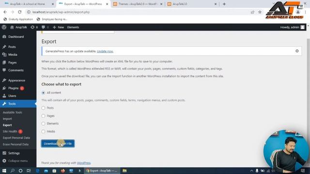 How to Export and Import WordPress Website Content Like Posts, Pages, Media | WordPress Tutorial смотреть онлайн