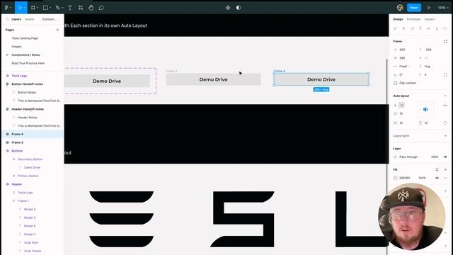 Figma Tutorial: Tesla Landing Page смотреть онлайн