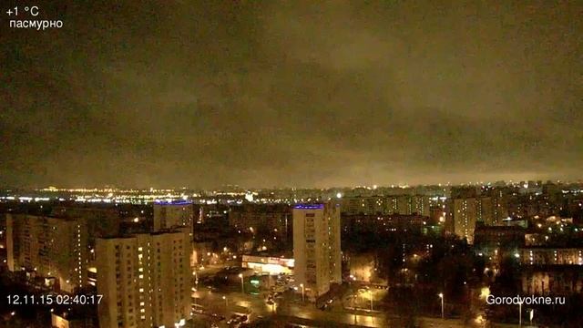 Панорама Москвы Таймплапс 151112 смотреть онлайн