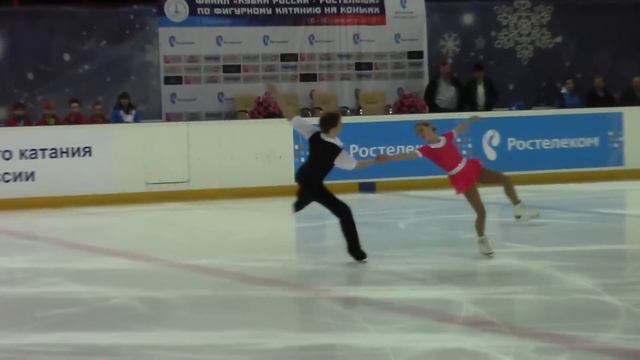 Финал Кубка России Ростелеком 2015 201 Парное катание, КМС КП 1 А АТАХАНОВА И СПИРИДОНОВ МОС смотреть онлайн