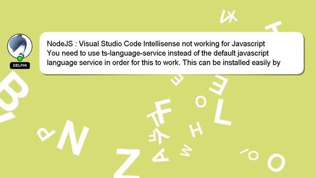 NodeJS : Visual Studio Code Intellisense not working for Javascript смотреть онлайн