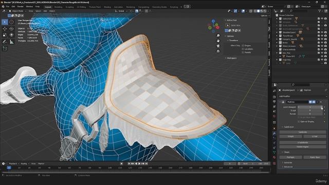 82. Finalizing Face And Arms Retopology Pt. 2