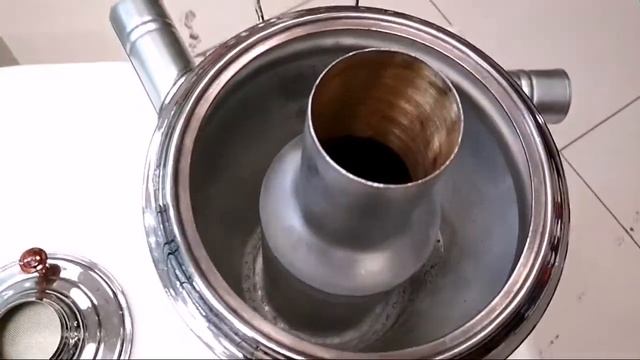 Угольный самовар 5 литров конус никелированный смотреть онлайн
