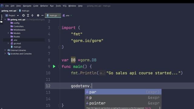 7 - creating database schema with models in gorm ORM - (Go Sales Api) смотреть онлайн