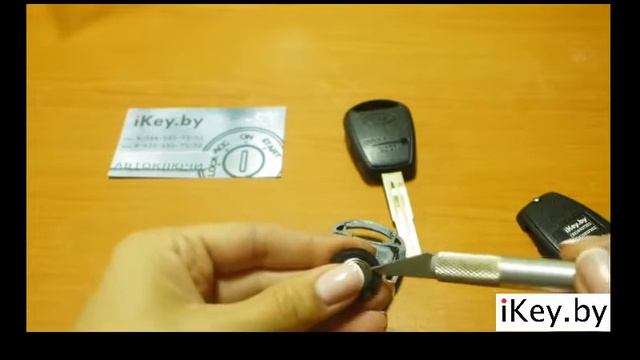 Замена батарейки в ключе Хёндай H1, i10, Excel, Киа Picanto change the battery смотреть онлайн