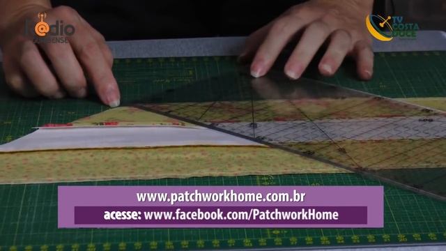 Costura Tubular Patchwork Ponto Certo Com Silvia Moresco 21/04/2017