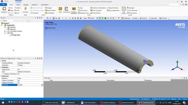 ANSYS CFX. Расчет течения закрученного течения между 2 цилиндрами Урок 1 смотреть онлайн