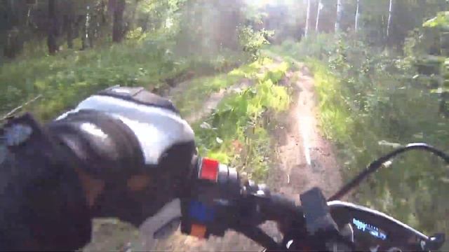 На Progasi Smart MAX 150 по старым лесным дорогам.