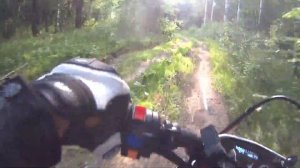 На Progasi Smart MAX 150 по старым лесным дорогам.