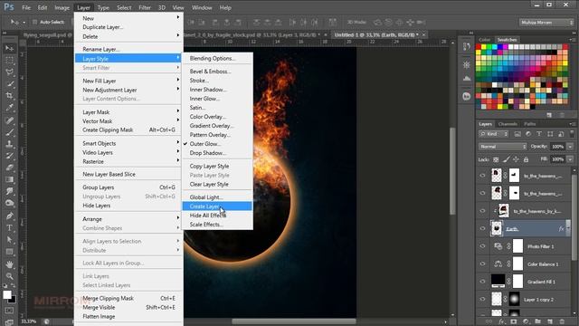 Make a Earth Day Poster In Photoshop смотреть онлайн