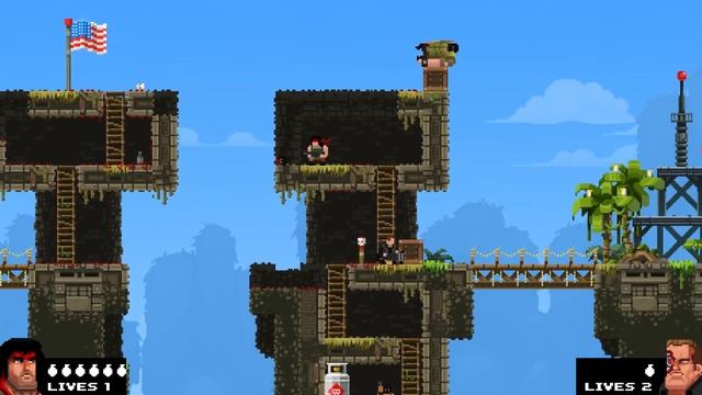 BROFORCE #01 - EXPLOSIONEN FÜR MURICA! ☆ Let's Play BroForce смотреть онлайн