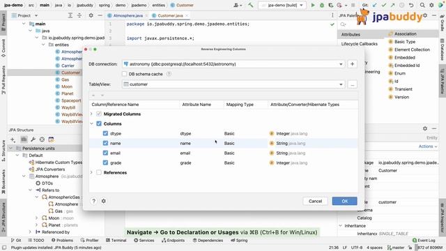 How To Generate JPA Entities From DB Tables And Views In IntelliJ IDEA | JPA Buddy
