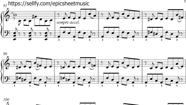 Piazzolla - Libertango (Piano Solo sheet music) смотреть онлайн