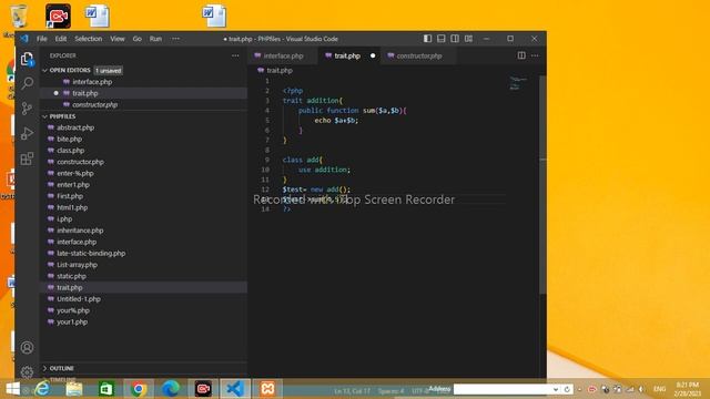 Trait in PHP смотреть онлайн