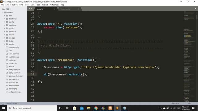 New in Laravel 7 Ep-2 (Http Guzzle Client in English) смотреть онлайн