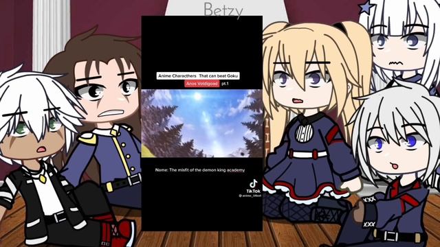 || Past misfit demon king academy react to Anos Voldigoat ||Short- смотреть онлайн