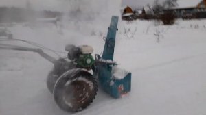 снегоуборочная приставка к мотоблоку