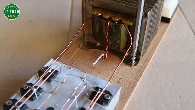How To Make A Simple Inverter 4500w, 16 Transistor D718, No IC