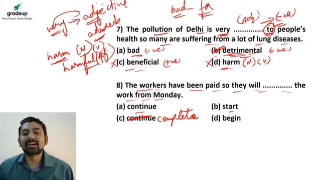 CLAT 2020 | Fill in the blanks | English Language | Navin Iyer | Gradeup смотреть онлайн