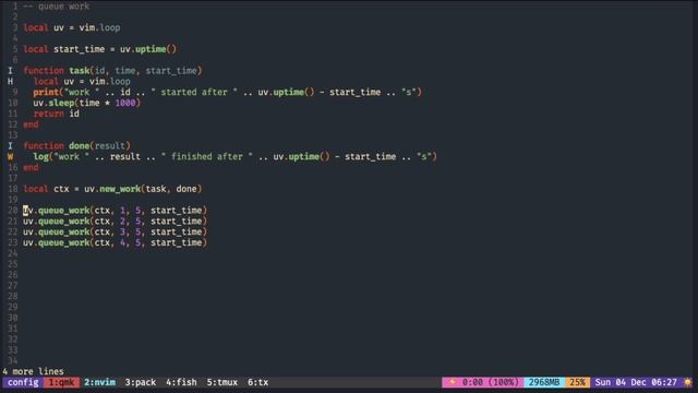 Neovim Libuv multithreading with thread pool смотреть онлайн