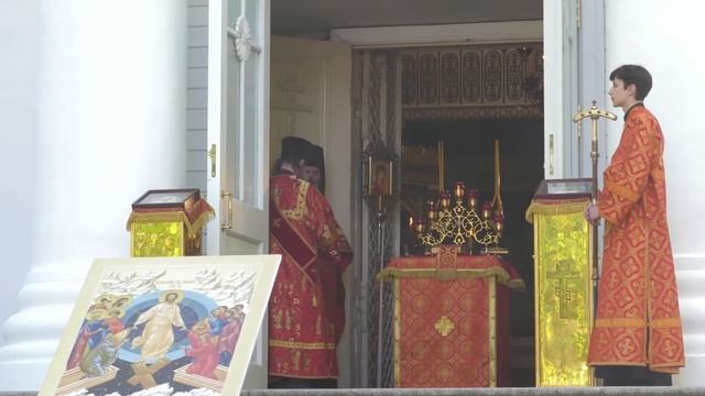 Отдание Пасхи. Вечернее богослужение Пасхальным чином