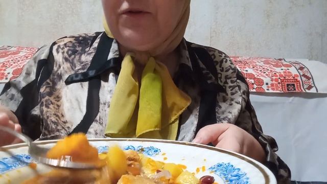 Суп с фасолью?МУКБАНГ? сухарики