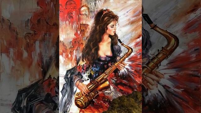 🎵🎧 Video Photo Girl playing on saxophone and playing Jazz “To The Warmth” No CopyRight Music 🎶🎶 смотреть онлайн