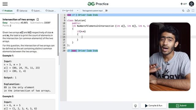 ZOHO Infosys Accolite Coding Question | Intersection of 2 Arrays | Tamil | code io смотреть онлайн