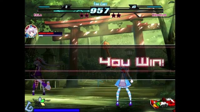 M.U.G.E.N. Ecila Battles - Knuckles (Nexus Games) смотреть онлайн