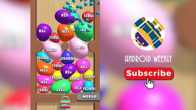 Blob Merge 3D: MAX Level - 128Sx 256Sx 512Sx Unlocked | 2048 Blobs Android Gameplay World Record смотреть онлайн