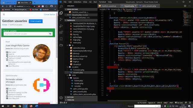 15. Crear usuarios y darles avatar por defecto - Sistema Farmacia PHP JS MYSQL HTML CSS смотреть онлайн