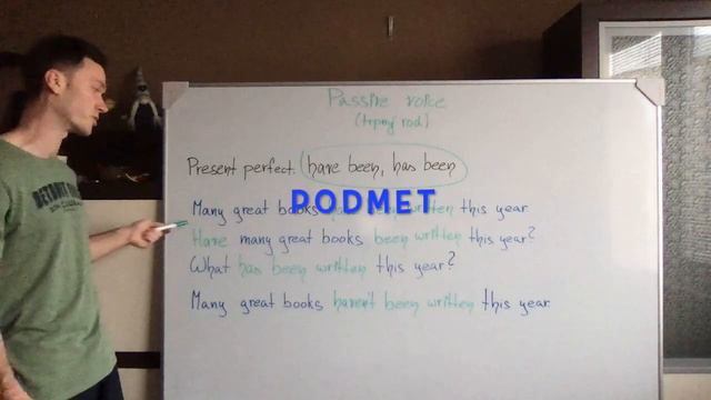 Project4 U5 Passive voice = trpný rod смотреть онлайн